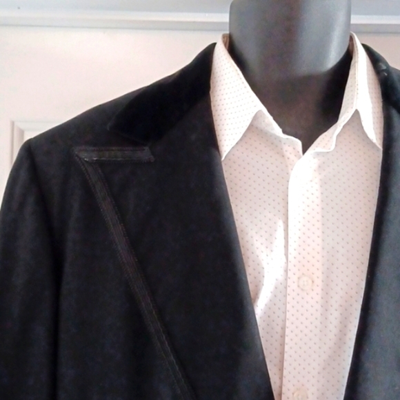 LORD WEST Vintage Black Tuxedo Blazer / Dinner Jacket, 46 XL - Picture 10 of 10